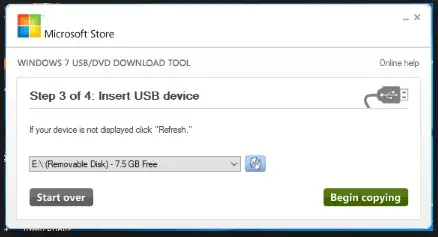 Insert USB