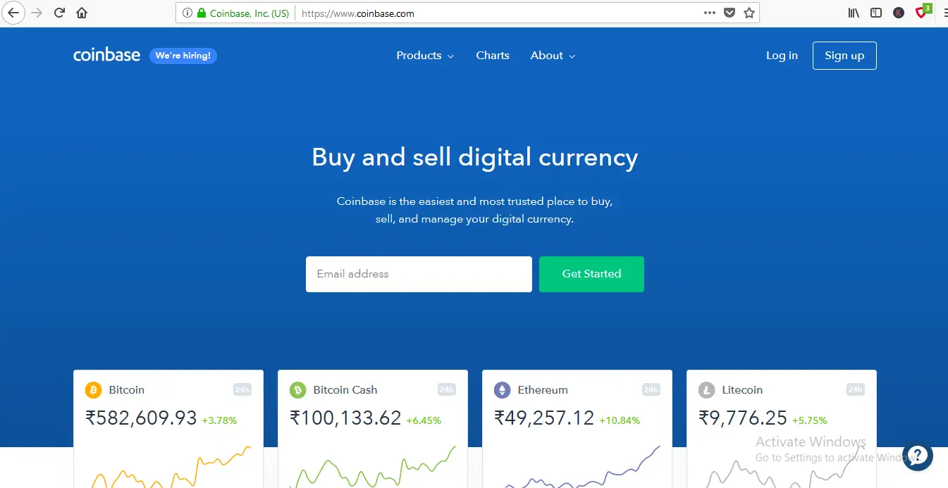 Create Coinbase Account