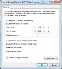 TCP-IP Properties