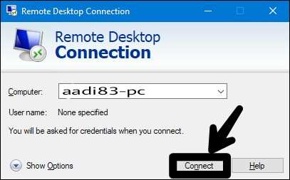 how to enable remote desktop on windows 10